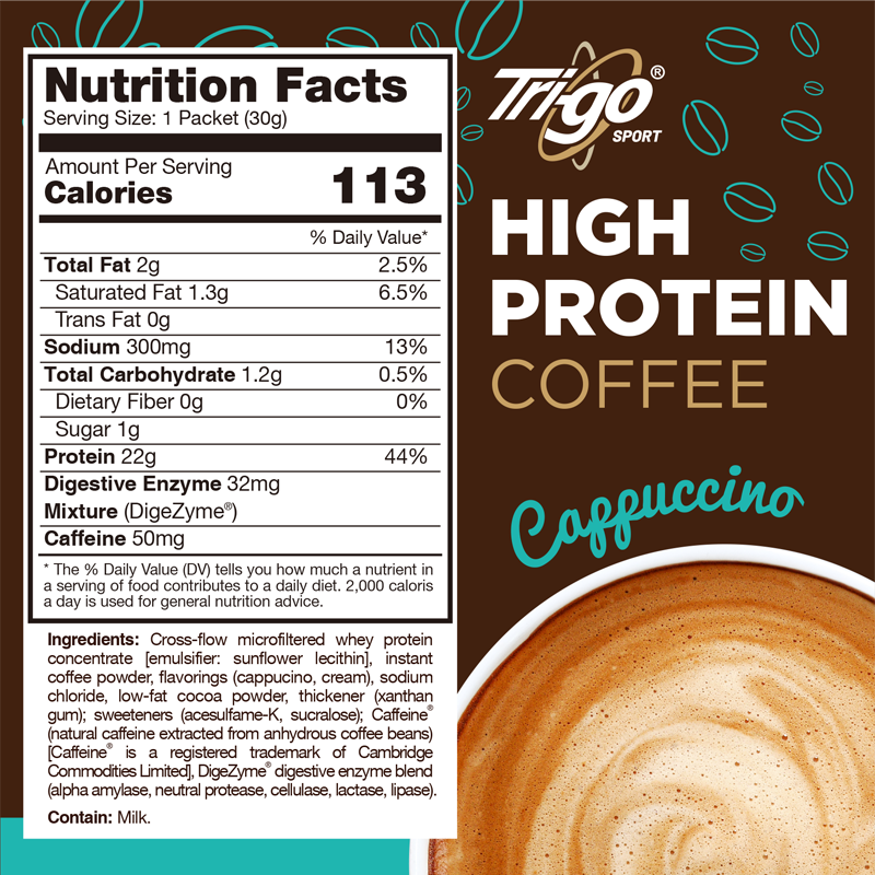 High Protein Coffee (Box of 7 sachets)