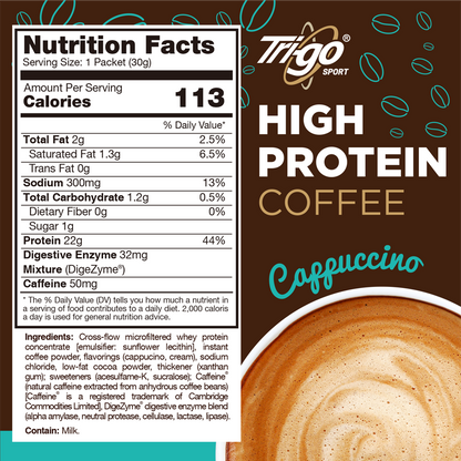 High Protein Coffee (Box of 7 sachets)