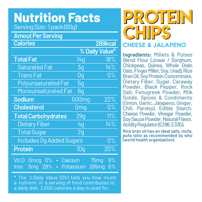 Vegetarian Protein Chips 60g x 6