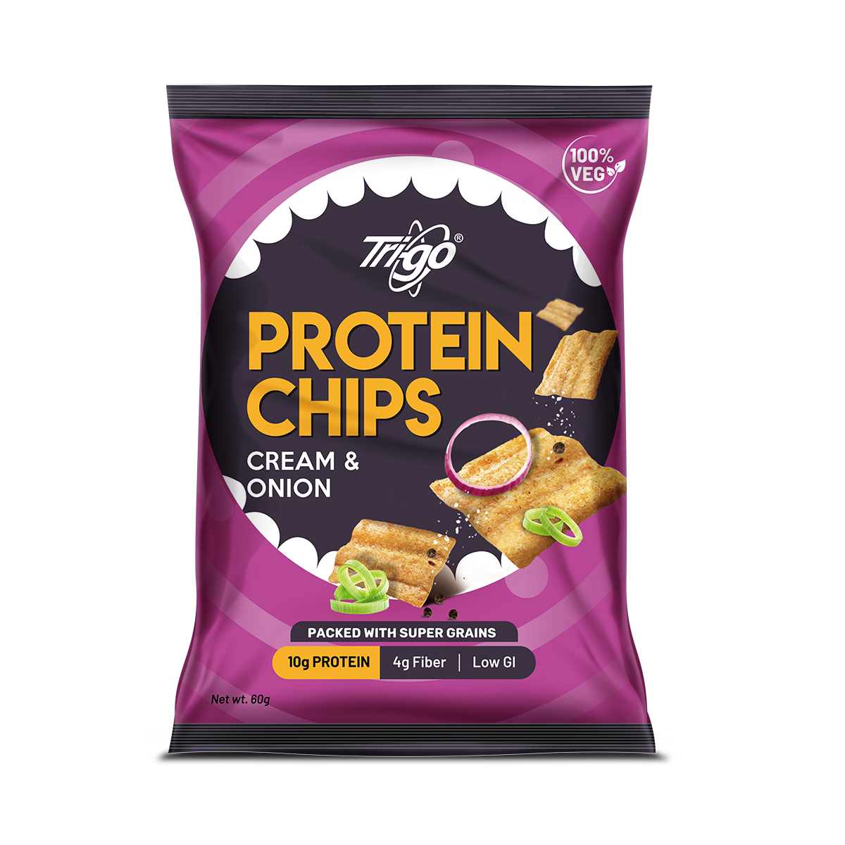 Vegetarian Protein Chips 60g x 6