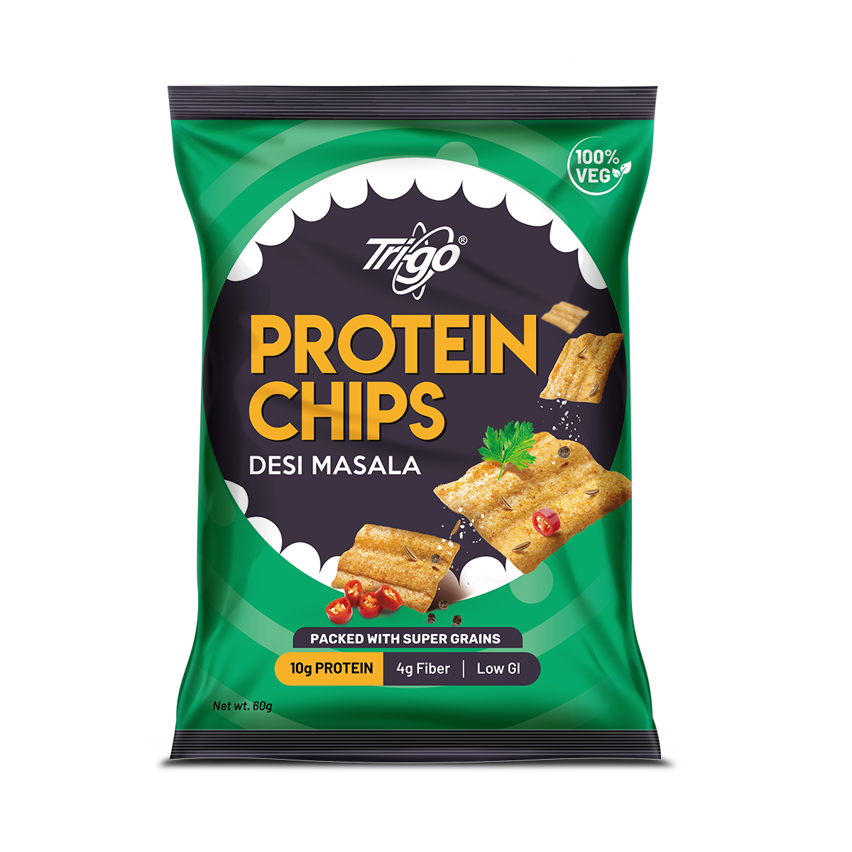 Vegetarian Protein Chips 60g x 6